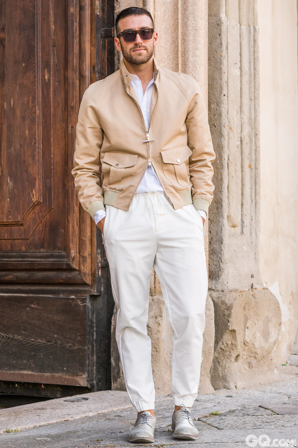 Mark
Jacket: Louis Vuitton
Shirt: COS
Pants: Phillip Lim
Shoes: Margiela
Sunglasses: Cinderella

Inspiration: Always on Safari