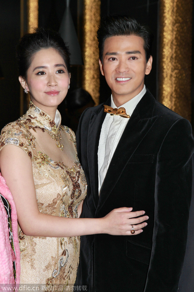 2014年2月12日，香港，陈晓东大婚。