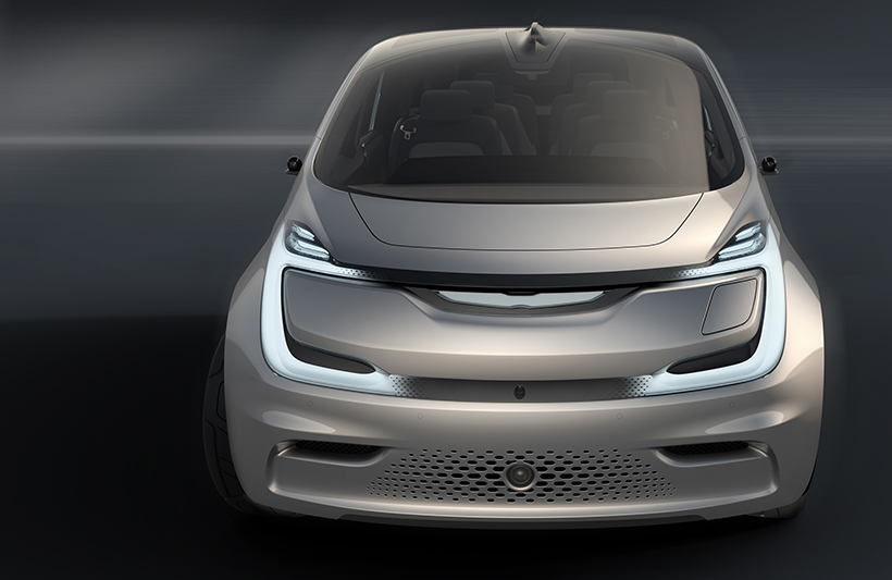 在拉斯维加斯2017 CES展上克莱斯勒公司带来了Portal概念车，该车型采用了全新的设计理念，意图作为工作和家庭之间的链接工具。其外观设计应对了“概念”和“电动”风格，此外，满满的未来感在对开式的侧滑门衬托下显得愈发显眼。
