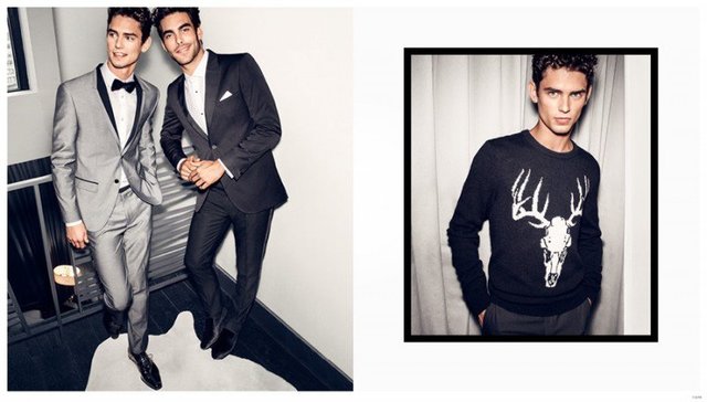 H&M在今年秋冬已经陆续推出了许多不同系列的男装，每一个系列都很有摩登风格。Modern Tailoring系列的设计主要是个性剪裁的西装，领子的设计很用心思，此外，搭配波点衬衫或圆领衬衫，这样的搭配很摩登很青春。