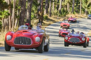 在圆石滩，这是全世界顶级古董车的聚会