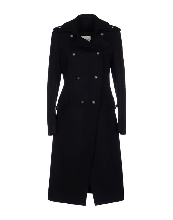 黑色pierre balmain 大衣