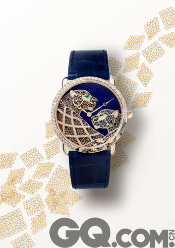 2015年日内瓦高级钟表展（SIHH）卡地亚金银丝细工腕表