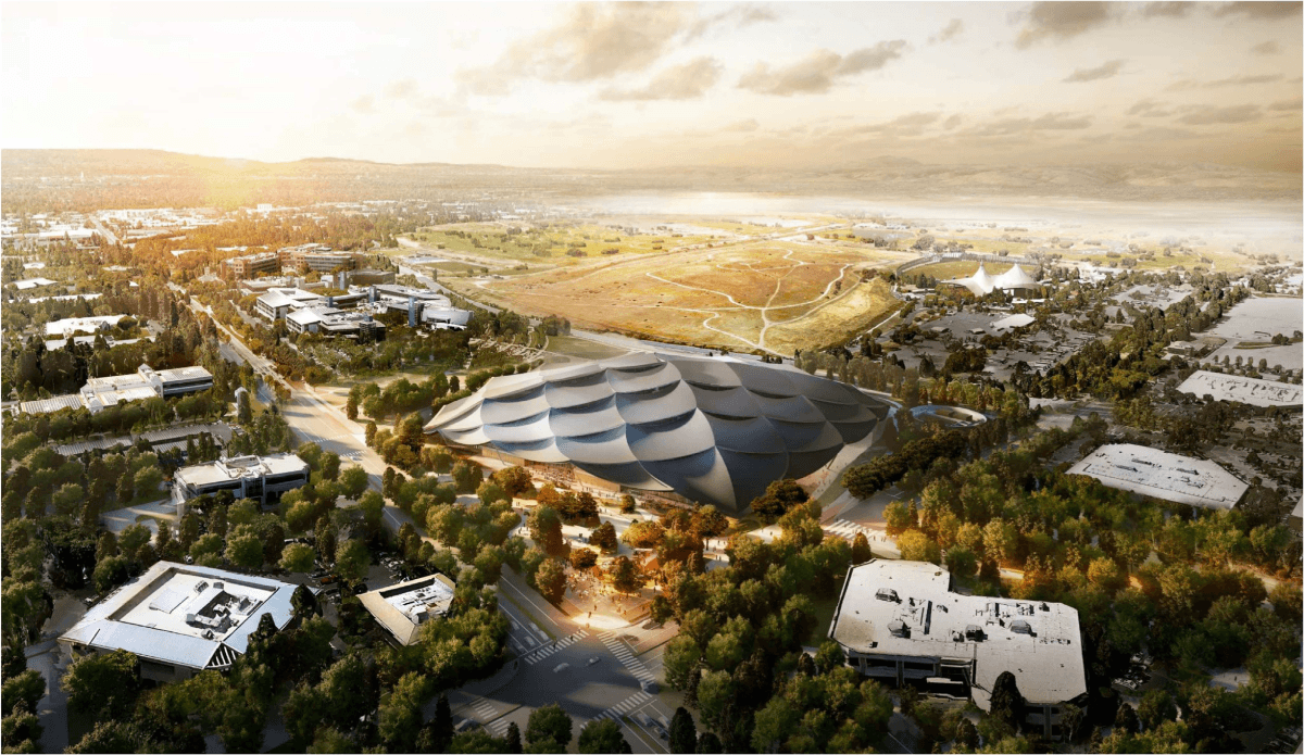 谷歌公布了加州总部设计，看起来像一顶透明的帐篷