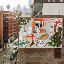 Burberry携手艺术家Blondey McCoy于曼哈顿创作壁画