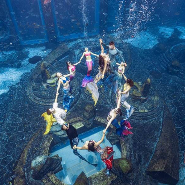  向上生长，打造梦想之旅｜复星旅文•三亚亚特兰蒂斯成功挑战“最大规模的水下人鱼秀”吉尼斯世界纪录称号