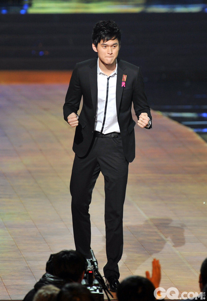 2013年1月19日，孙杨参加2012年CCTV体坛风云人物颁奖典礼。