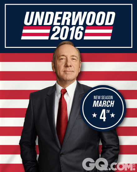 《纸牌屋》在推特上放出伪竞选视频和海报，宣布Frank Underwood要竞选总统