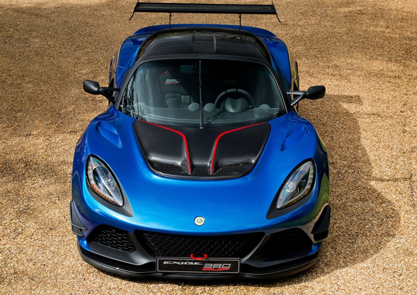 英国车厂Lotus产品形象清晰并性格鲜明。此次推出拥有赛道竞技基因的Exige Cup 380限量公路车，可在3.4秒内完成0-60mph的加速，必然给驾驶员带来非凡的驾驶体验。 