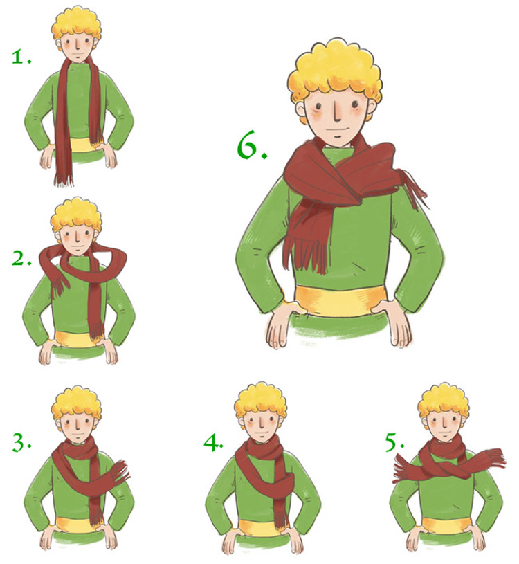 小王子的千百种围巾系法