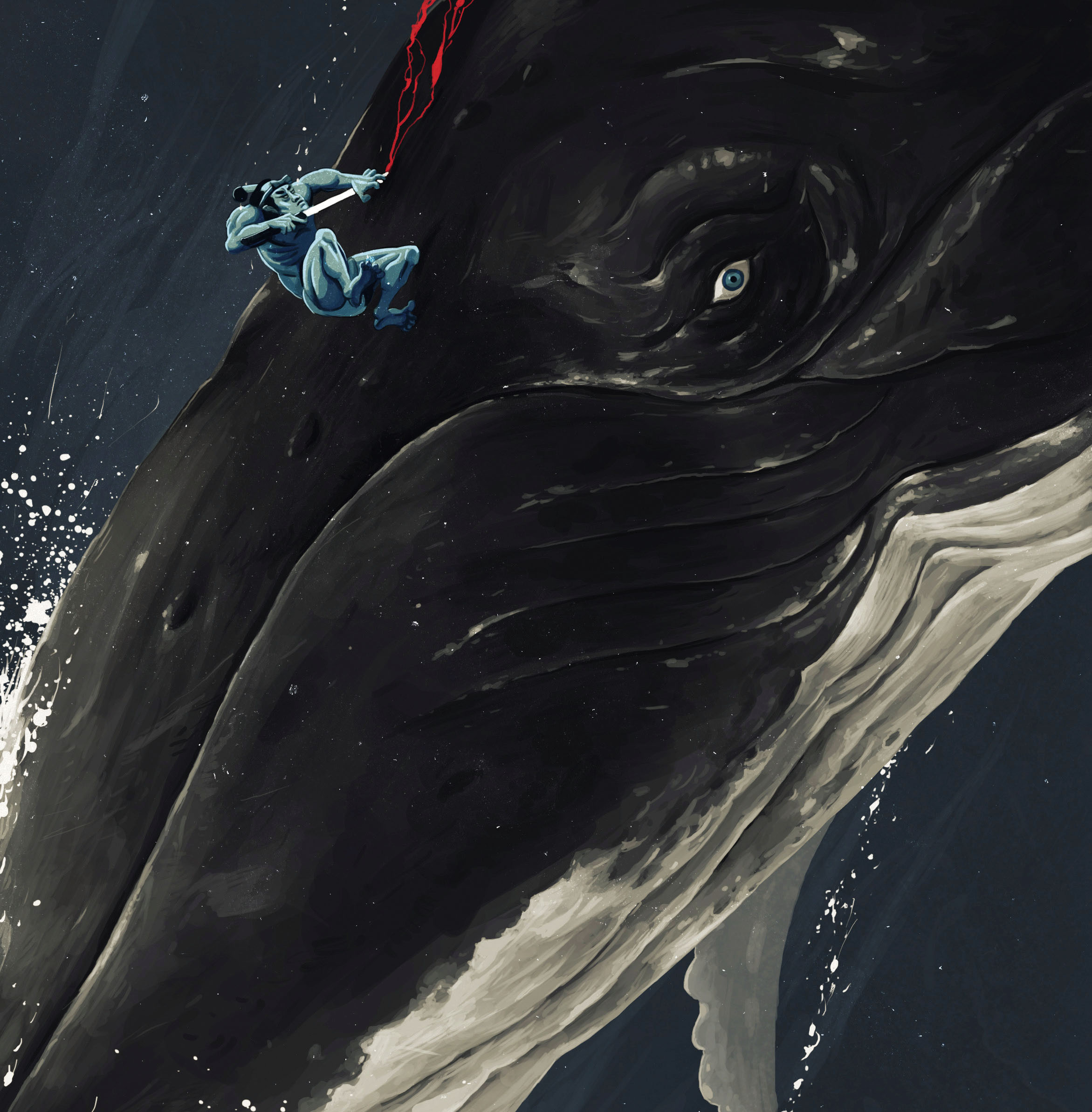 海底大猎杀梅尔维尔鲸图片