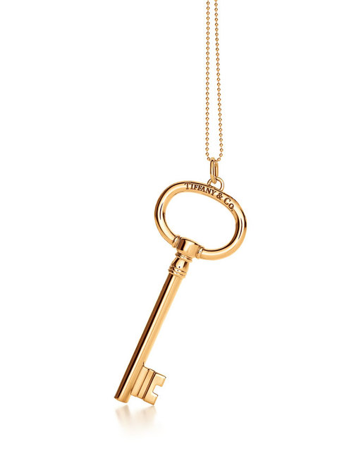 Tiffany Keys系列18K黄金钥匙吊坠