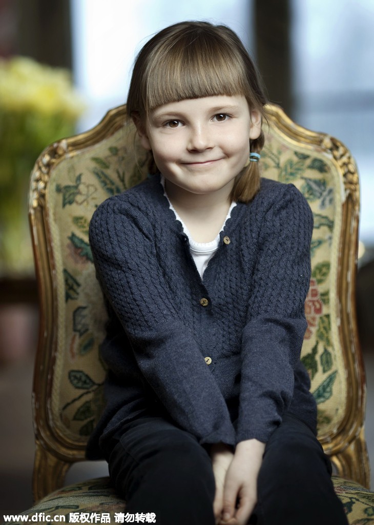 今年11岁的英格丽·亚历山德拉（Ingrid Alexandra）。