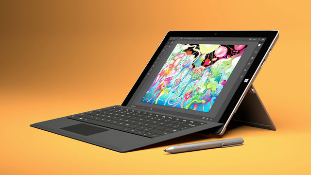 NO.7
Microsoft Surface Pro 4 如果笔记本电脑能够替代家用台式机，那么这一梦想的实现应该可以再Microsoft Surface Pro 4上看到端倪。全视窗版本的Win10系统，2736×1824的分辨率全部集成在最重才786g的机身内，你可以看到科技的未来！
