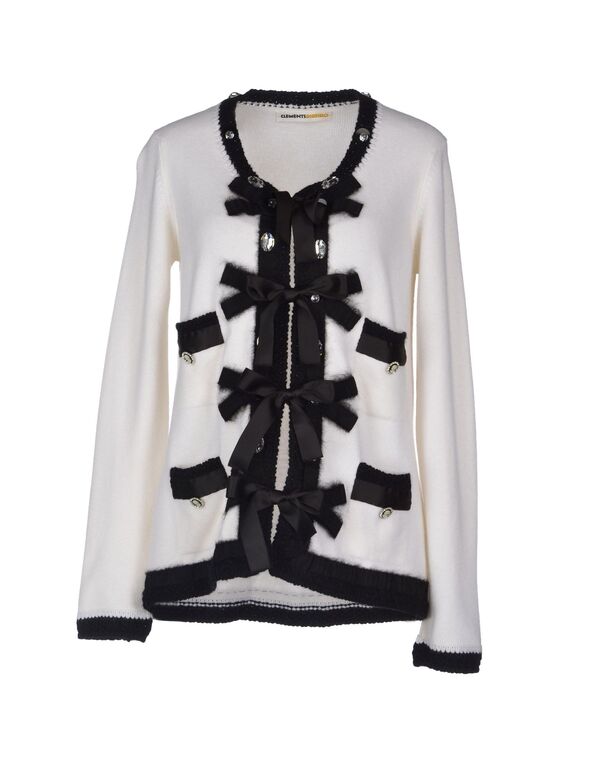 白色clements ribeiro 羊绒针织衫