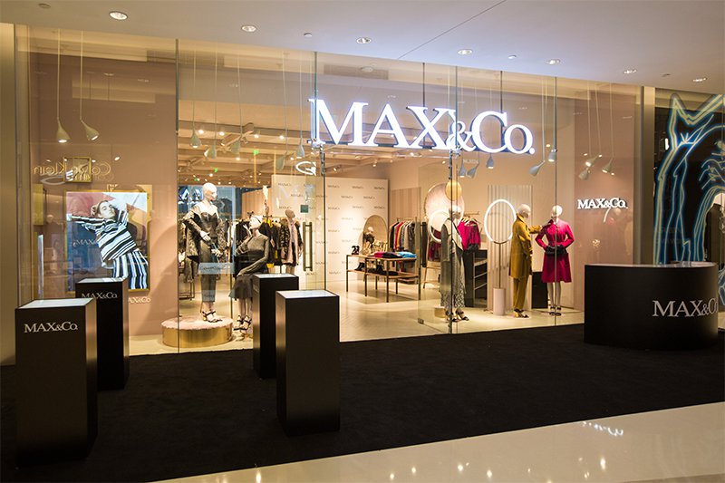 焦俊艳助阵max&co.品牌全新形象店开幕