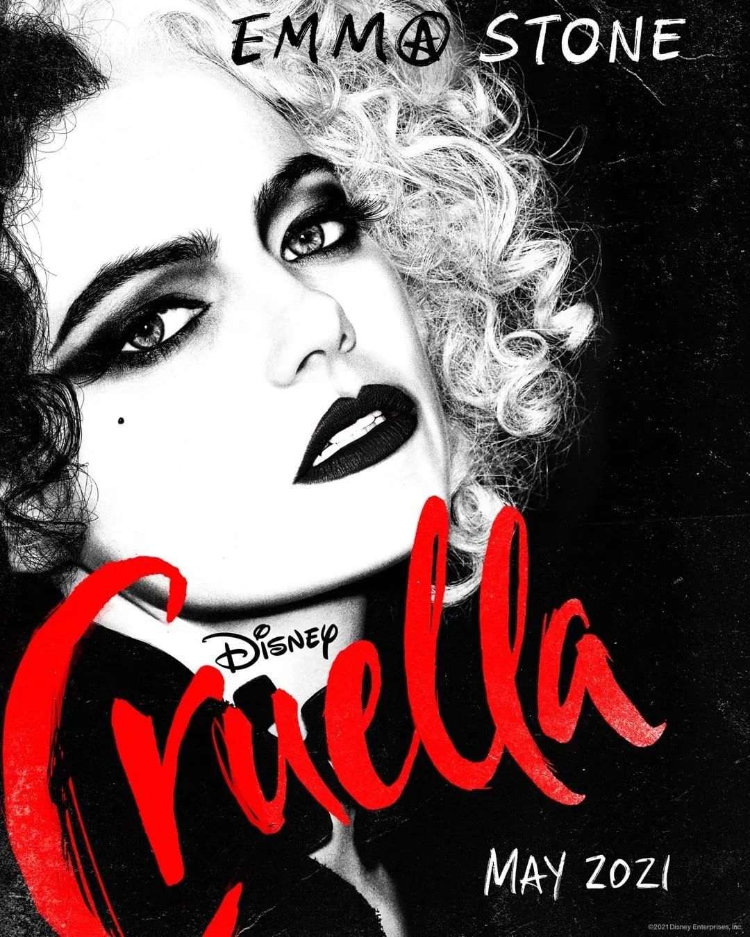 《库伊拉》(cruella)海报